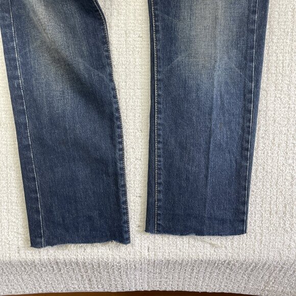 Denim & Supply Ralph Lauren Jeans Blue Distressed Slim Cut Off 34x**30** Read** - Picture 8 of 16